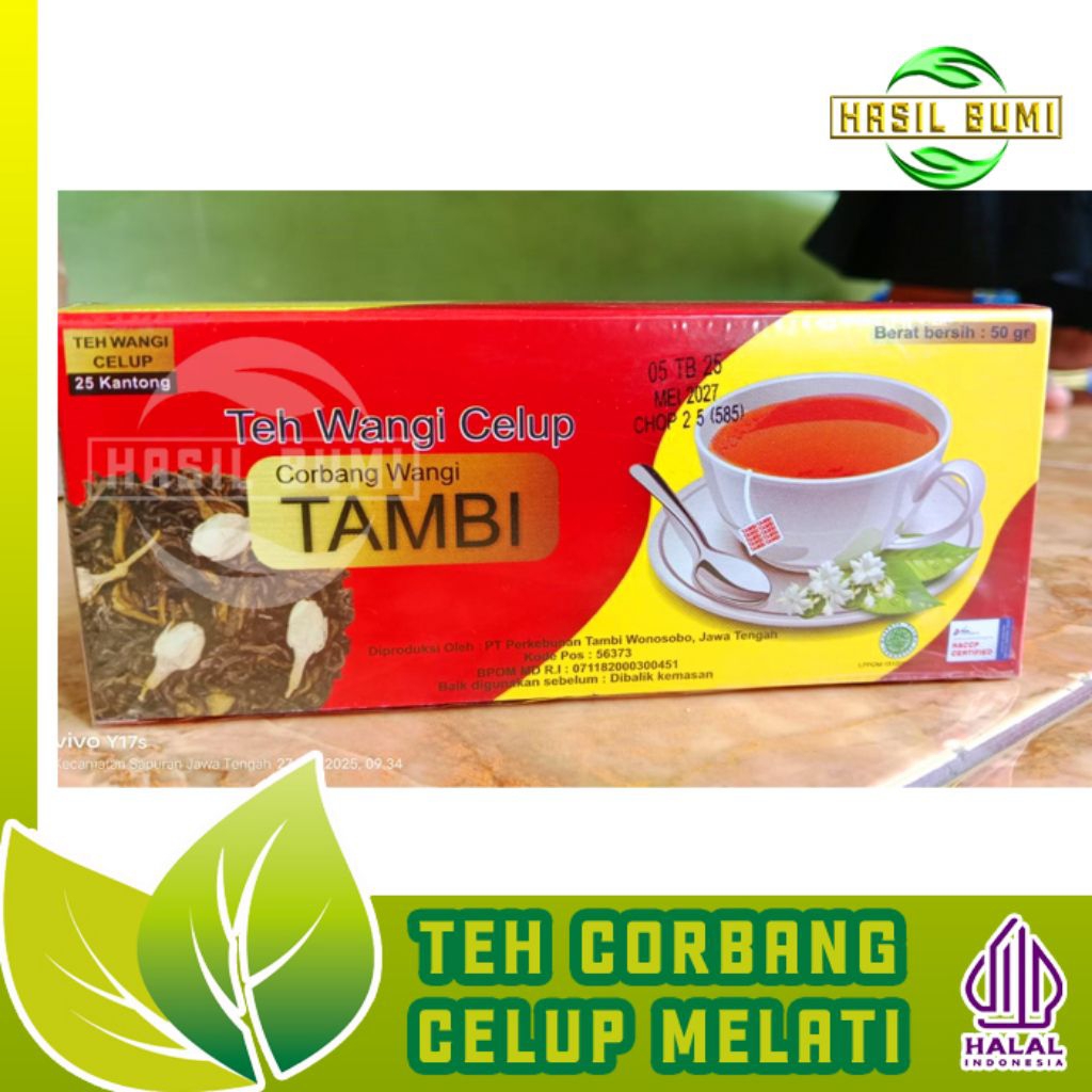 

Teh corbang melati celup | original tea | jasmin tea | mixing tea | teh tambi wonosobo