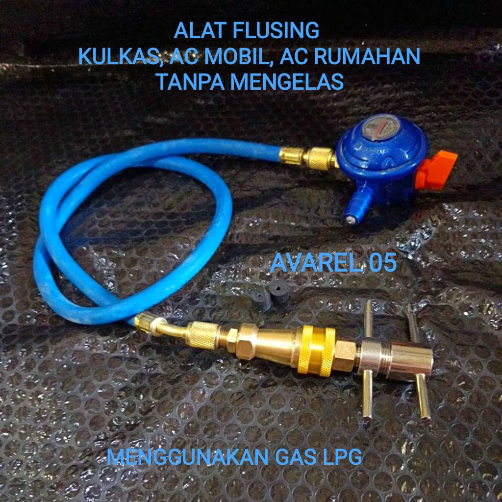 [Tanpa Mengelas ] ALAT FLASHING / FLUSHING / PEMBERSIH  EVAP, KAPILER DAN KONDENSOR KULKAS / AC / AC