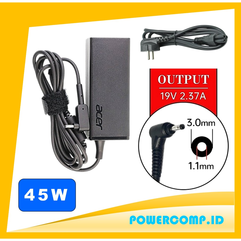 Adapter Charger Laptop Acer Aspire 1 3 5 A314-23P A515-56 A515-46 A515-54 A515-55 N18H1 N19H1 – Adap