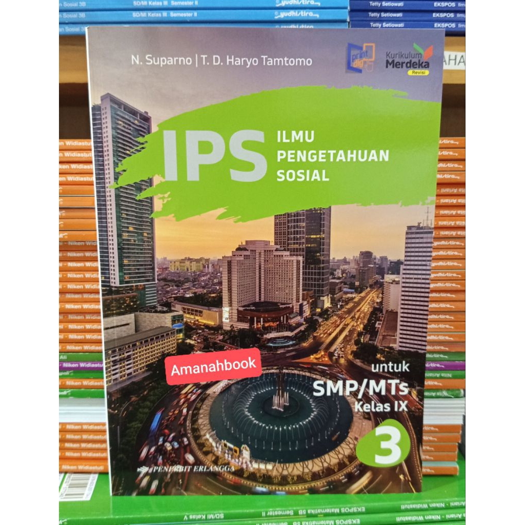 Buku IPS SMP Kelas 9 Kurikulum Merdeka Erlangga Revisi