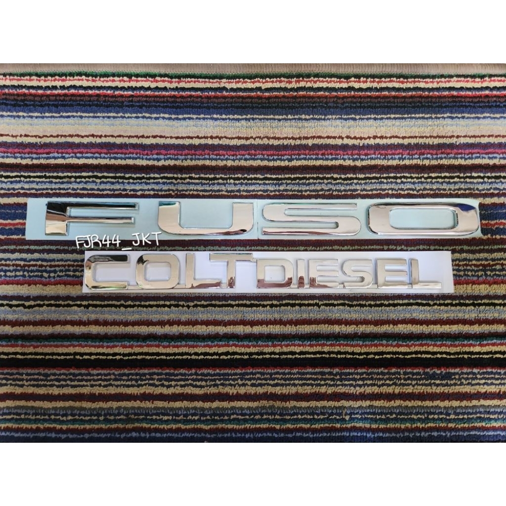 emblem fuso canter/ logo fuso canter/ emblem tulisan fuso