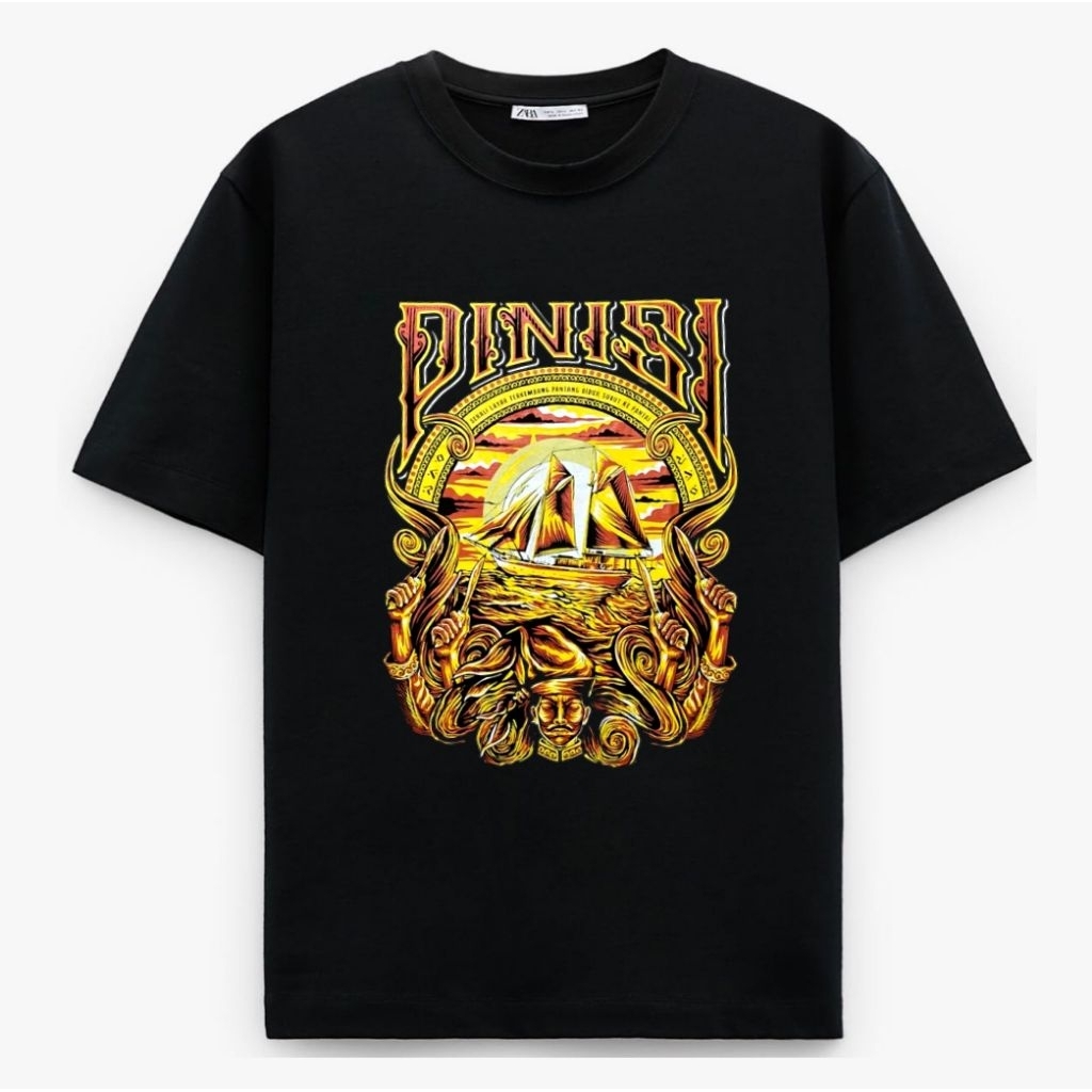 KAOS MAKASSAR PINISI KAPAL KUNING SPONSOR