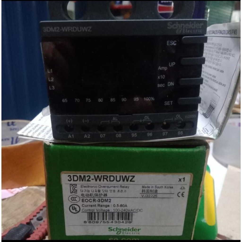 ELECTRONIC OVERCURRENT RELAY SCHNEIDER 3DM2-WRDUWZ/EOCR 3DM2-WRDUWZ SCHNEIDER ORIGINAL