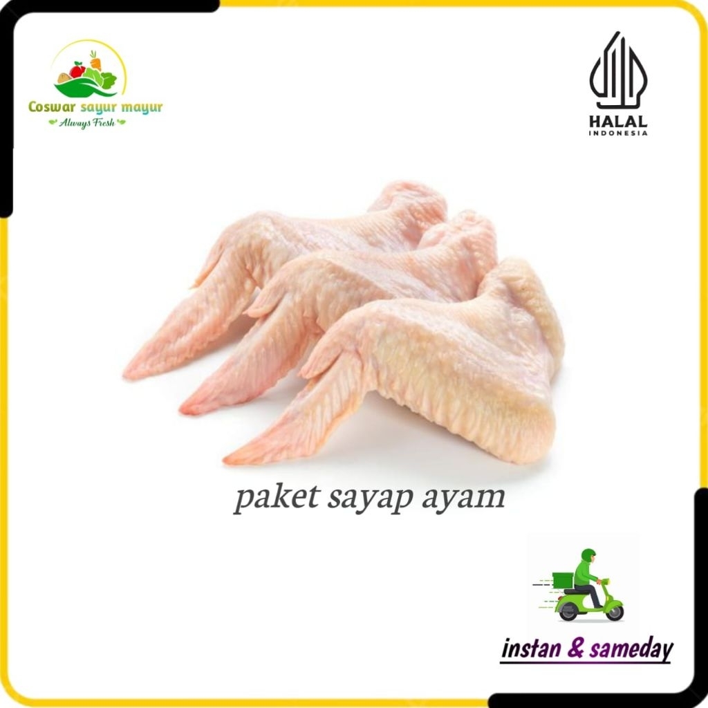 

{ 500 gram } sayap ayam segar kualitas terbaik sayap ayam potong
