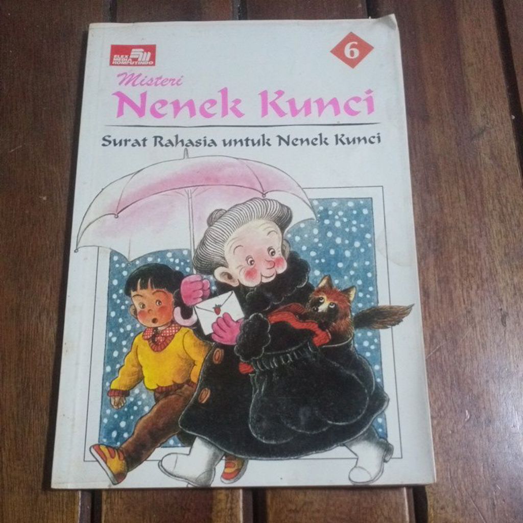 Buku MISTERI NENEK KUNCI,Surat Rahasia Untuk Nenek Kunci,nomor 6,buku baik used seken bekas preloved