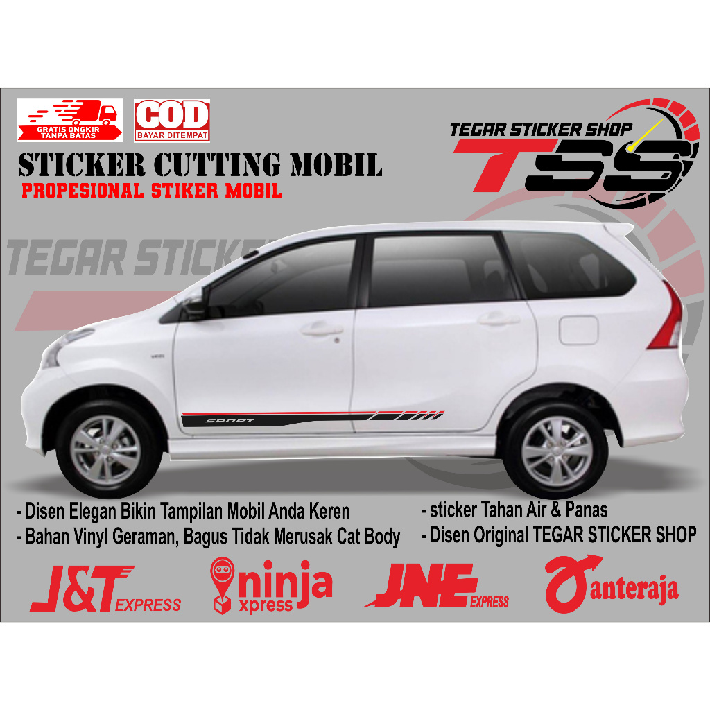 sticker mobil avanza sticker mobil toyota avanza stiker mobil avanza keren stiker variasi body mobil