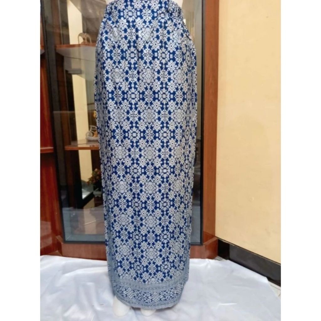 ROK SONGKET SPAN SEMI PALEMBANG / ROK SPAN PINGGANG KARET bawahan wanita