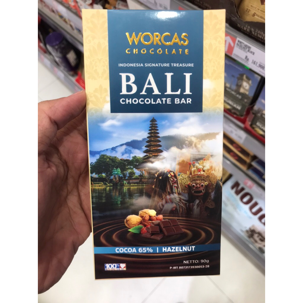 

Bali Chocolate Hazelnut Worcas Dark Choco 65%