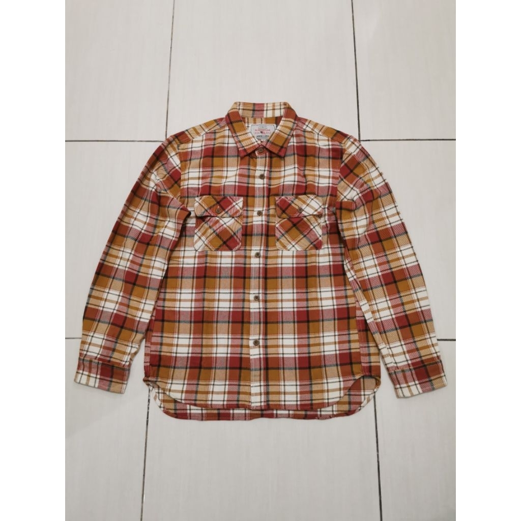kemeja flanel avirex