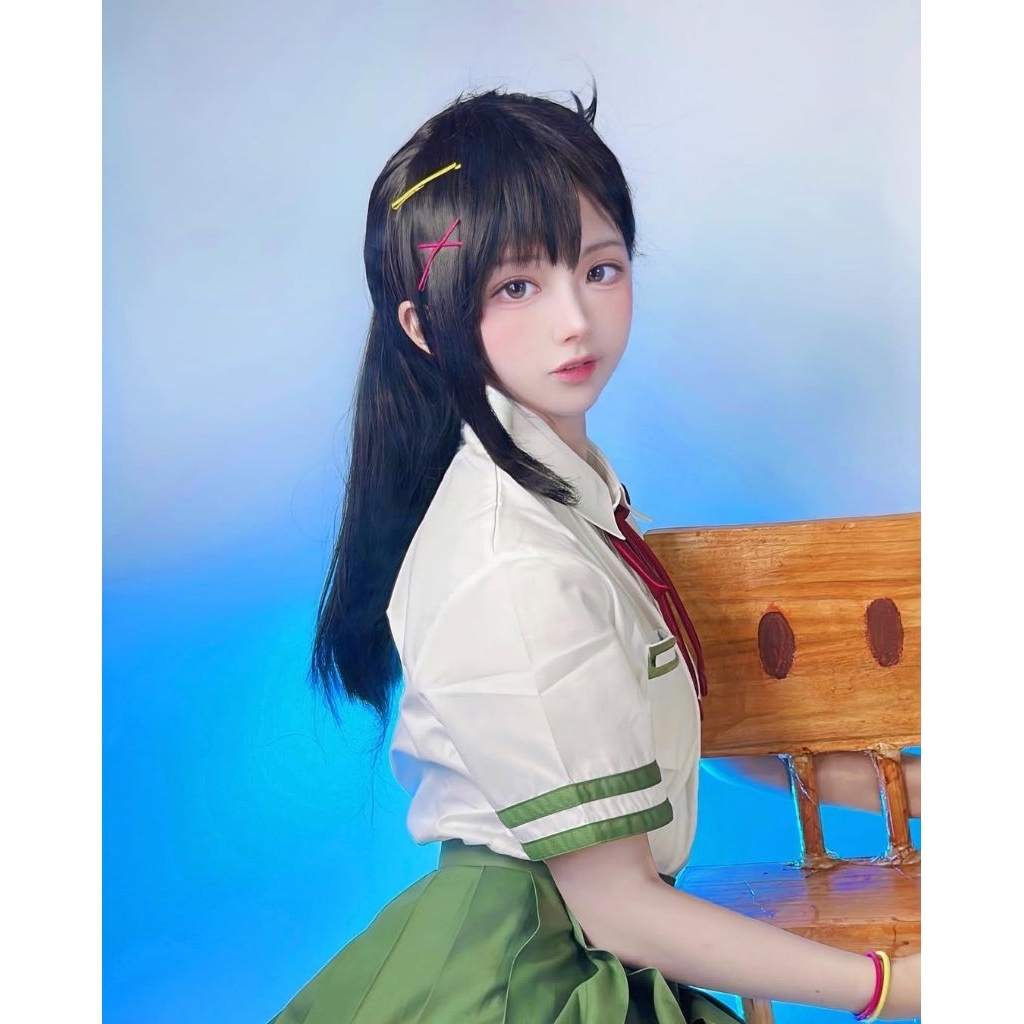 KOSTUM ANIME COSPLAY SUZUME IWATO SUZUME NO TOJIMARI HIGH QUALITY SEIFUKU