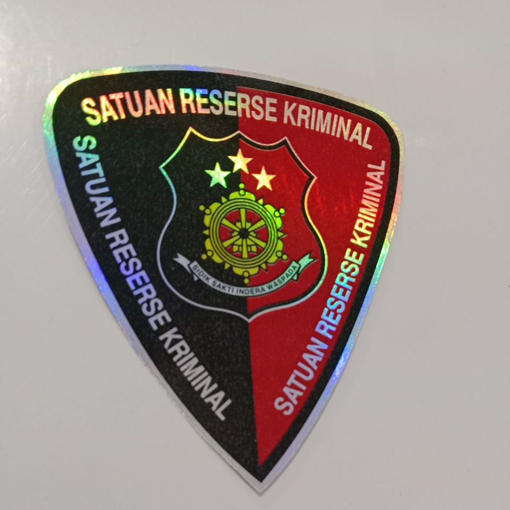 

STIKER SATUAN RESERSE KRIMINAL/ stiker hologram glossy