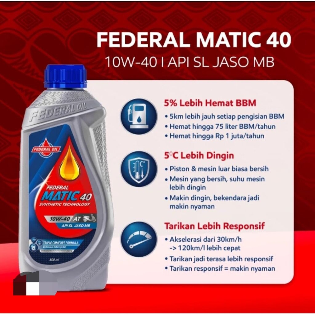 Federal Matic 40 10W-40 800 ml