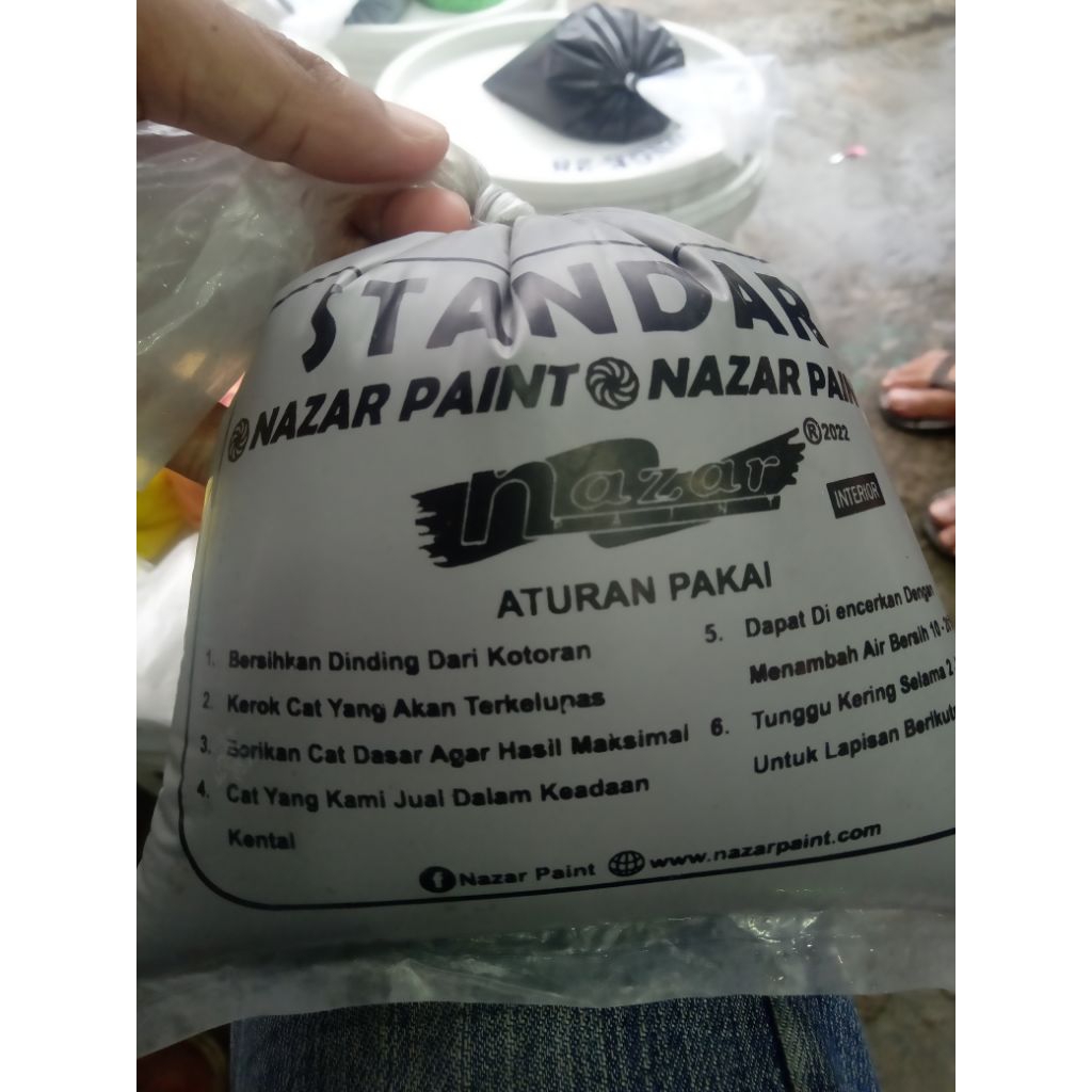 CAT KILOAN NAZAR PAINT STANDART 1KG ABU ABU