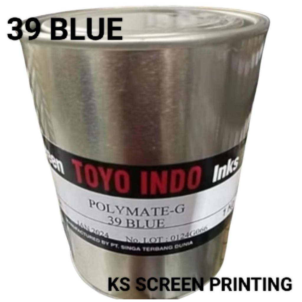 

TINTA TOYO INDO POLYMATE G-39 BLUE 1 Kg Untuk Sablon Plastik, Karung DLL