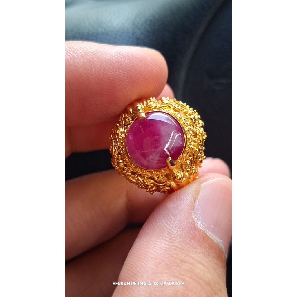 Ruby burma belang 8,20crt mirah windusara birma