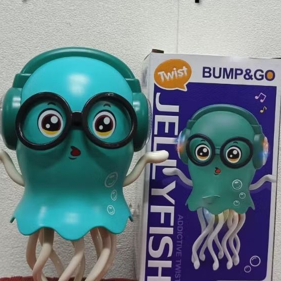 Mainan anak Jellyfish joget musik - mainan ubur ubur dance atau joget