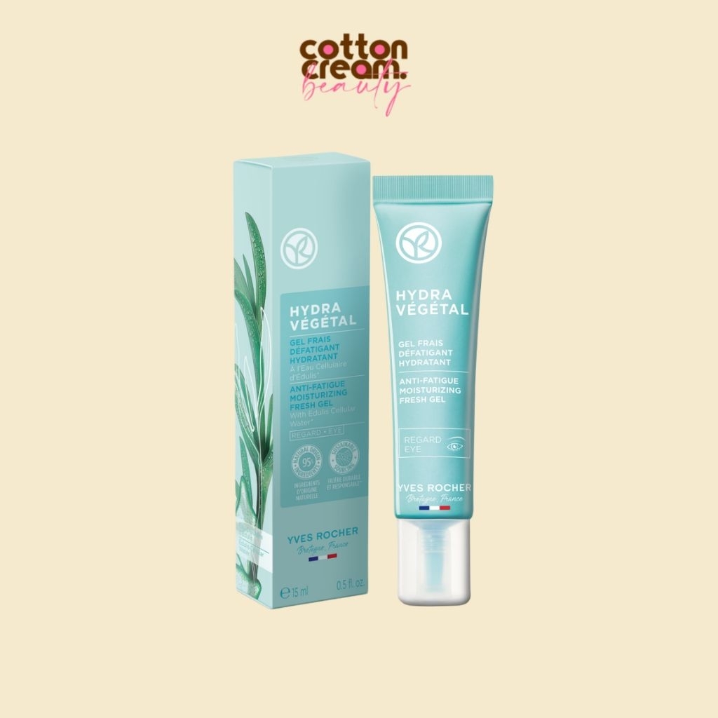 Yves Rocher Hydra Vegetal Anti Fatigue Moisturizing Fresh Eye Gel 15ml