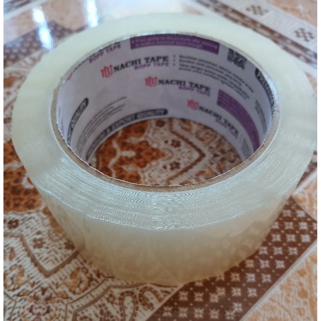 

Lakban Transparan Nachi Opp Packing Tape 48 mm × 90 yard