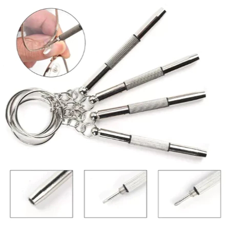 Kunci Konci Obeng Derei Drei Mini Plus Minus Alat Reparasi Hp Kacamata 3in1 Keychain