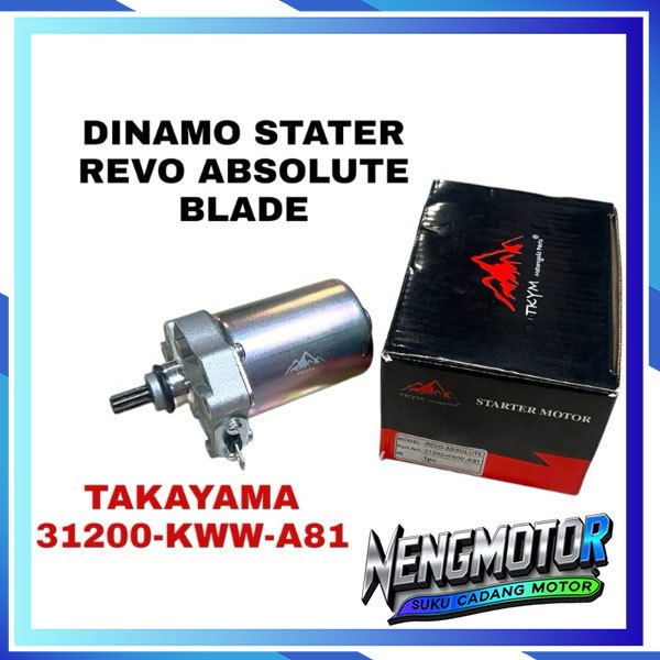DINAMO STARTER ASSY  MOTOR KOMPLIT REVO ABSOLUTE 31200-KWW-A81 - TAKAYAMA HIGH QUALITY NENGMOTOR