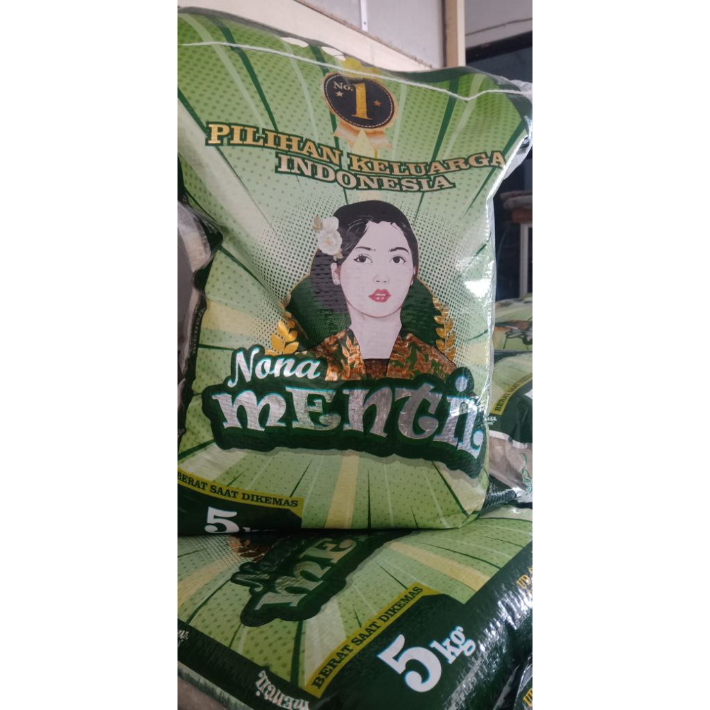 

Beras 5 kg nona mentil