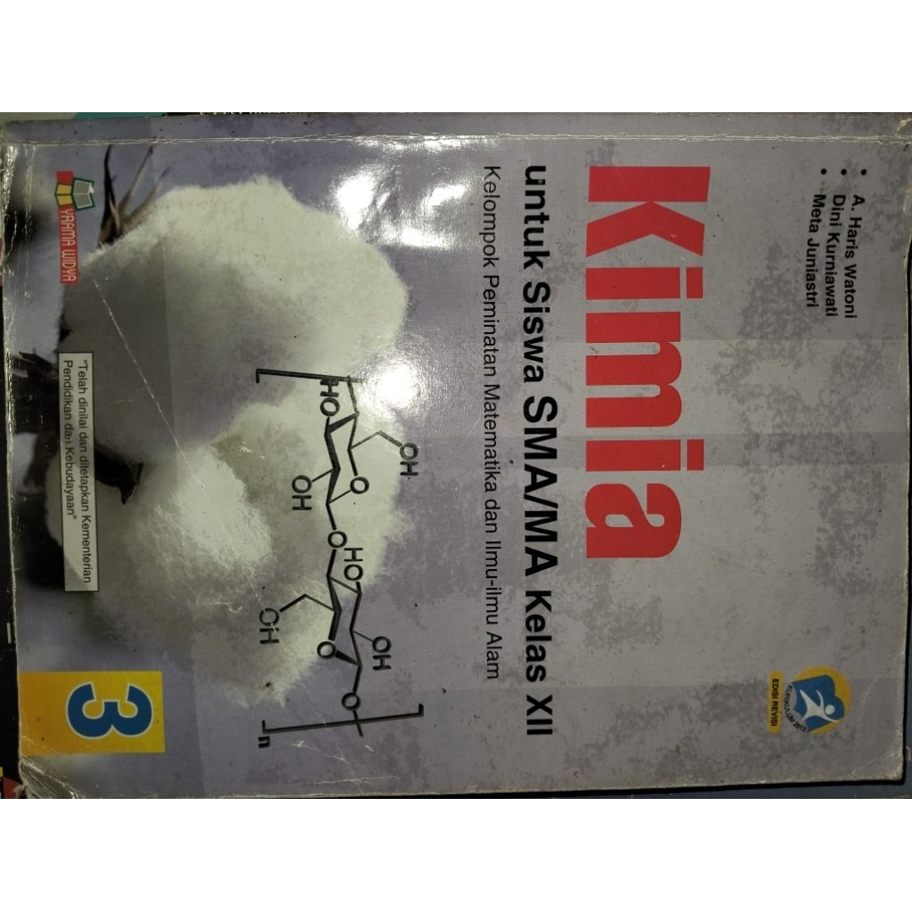 Buku KIMIA Kelompok Peminatan SMA/MA Kelas XII Kurikulum 2013 PENERBIT YRAMA WIDYA
