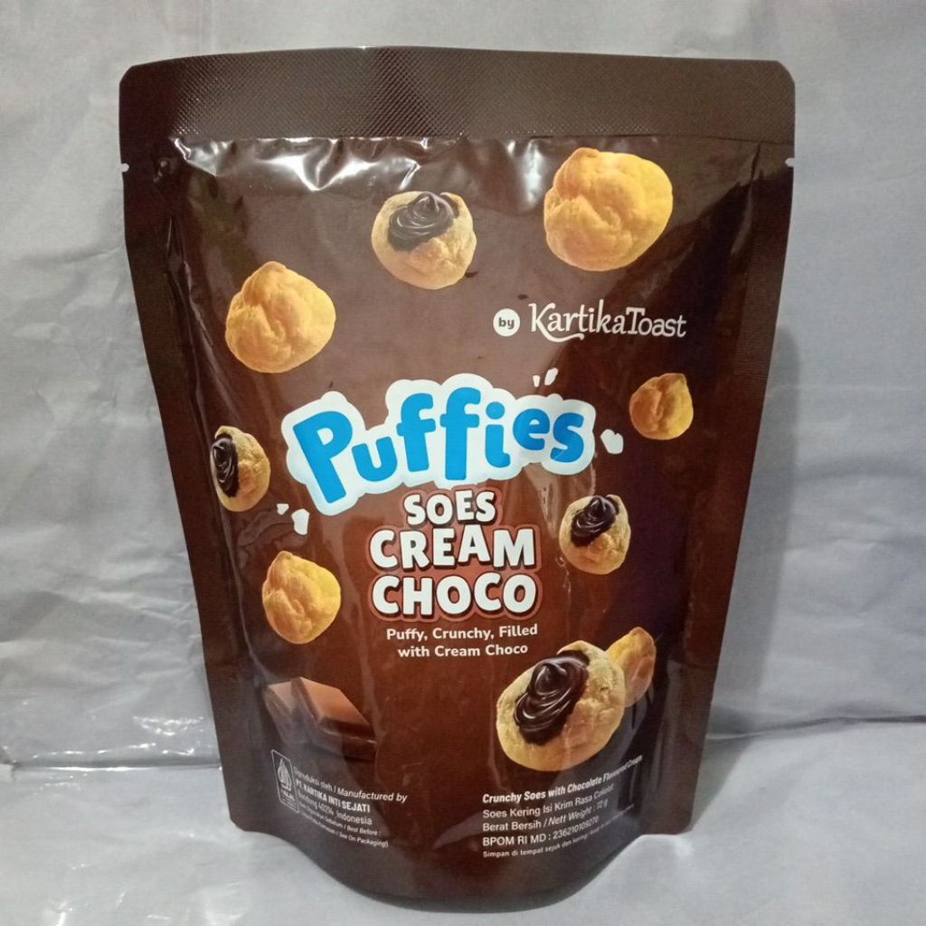 

Puffies Soes Cream Choco Kartika Toast 72g