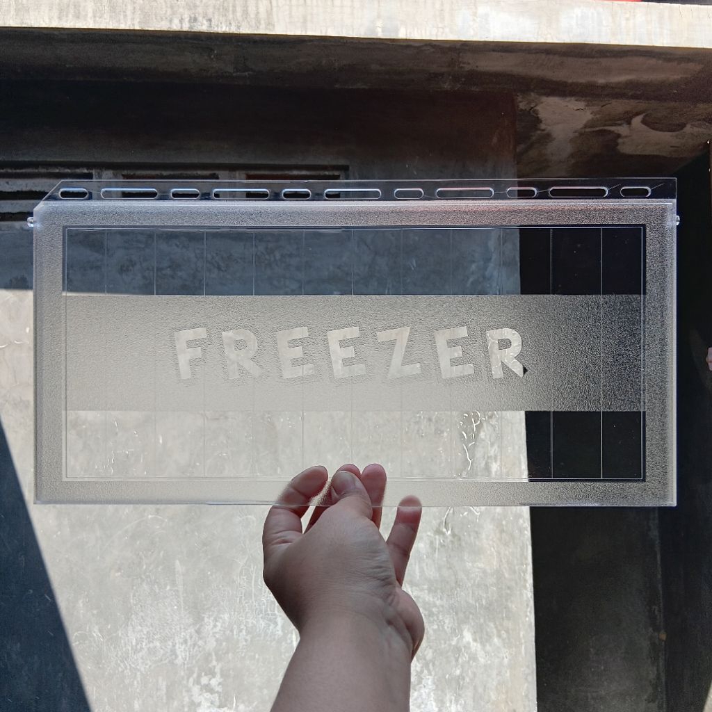 Tutup freezer pintu freezer Kulkas Sharp 1 Pintu Bukaan Ke Atas