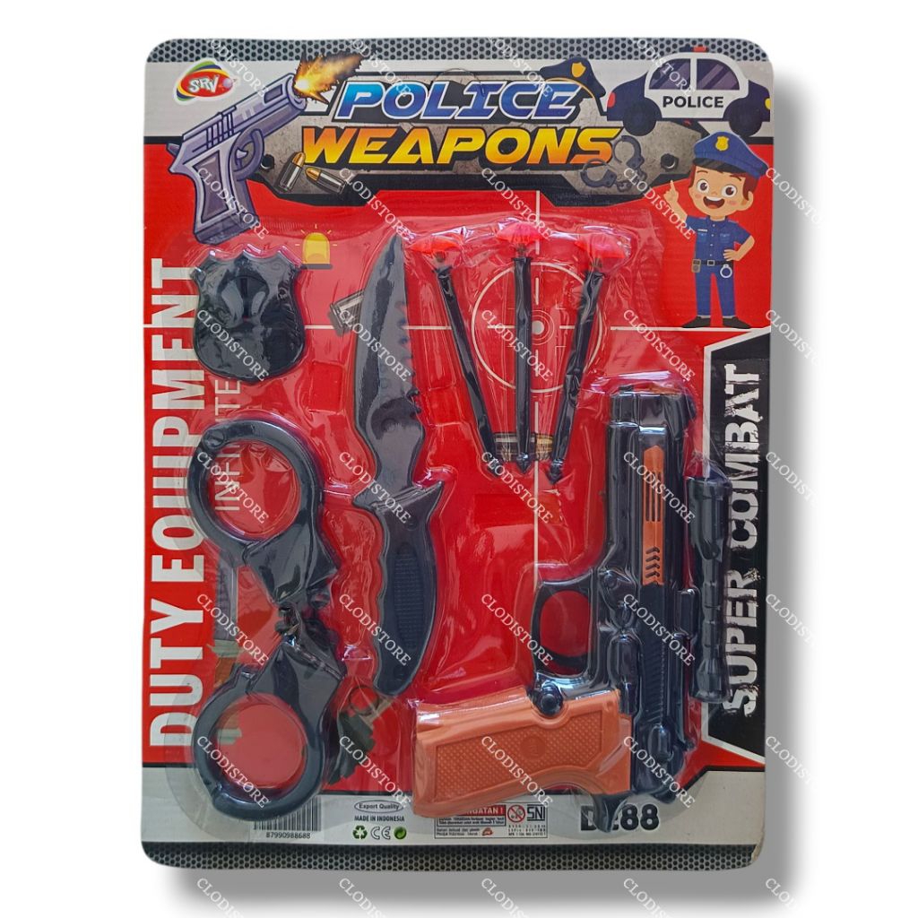 [CS] MAINAN ANAK PISTOL KARET DE88 | MAINAN PISTOL PELURU TANCAP KACA | MAINAN PISTOL PELURU KARET