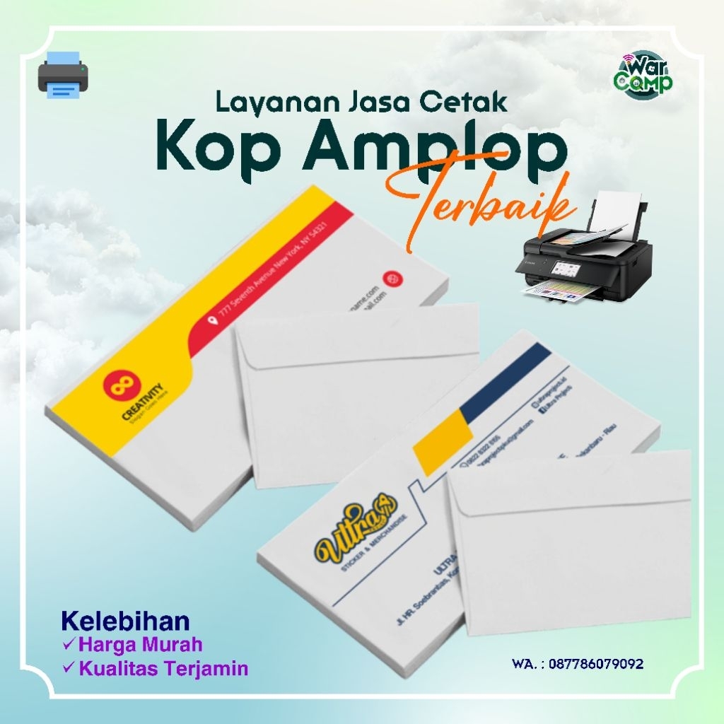 

Layanan Cetak Kop Amplop