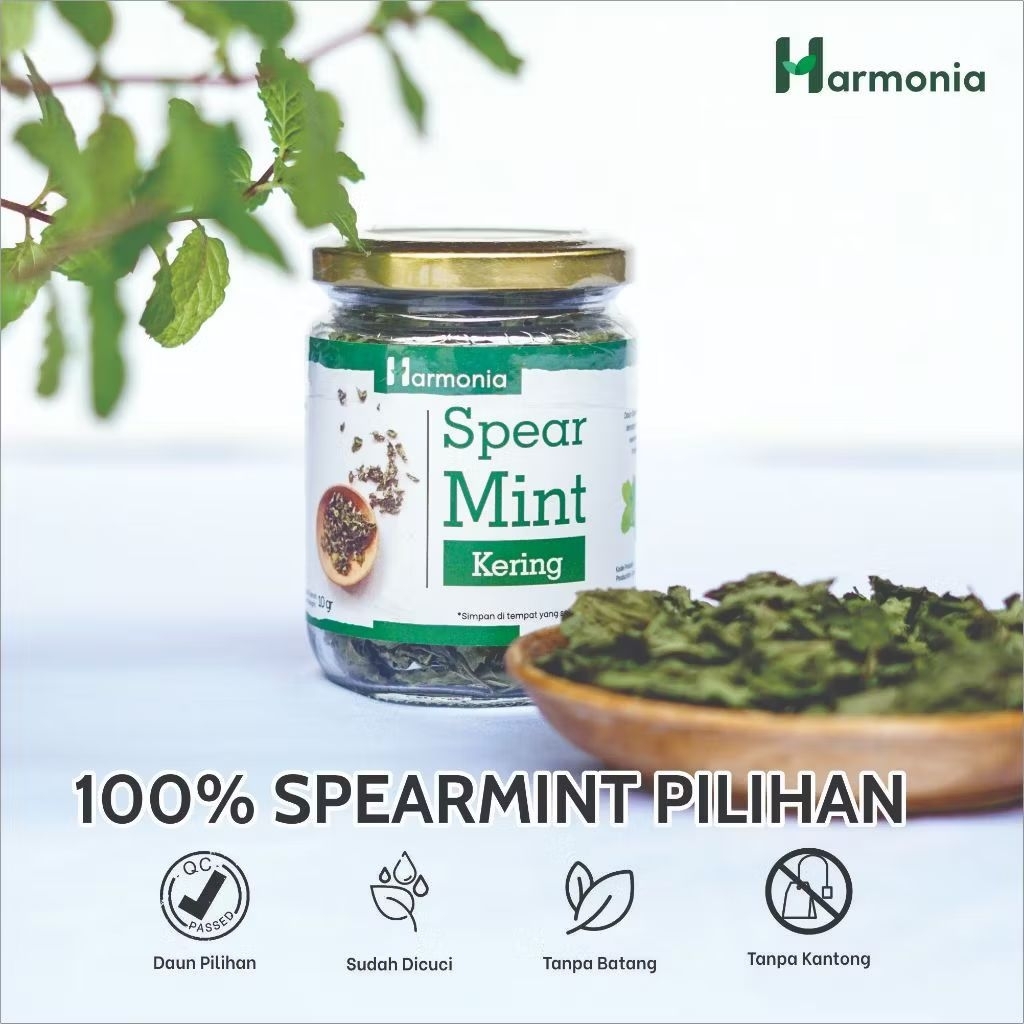 

Spearmint Daun Mint Kering Tanpa Batang 10g Untuk Hormon Imbalance Jerawat PCOS