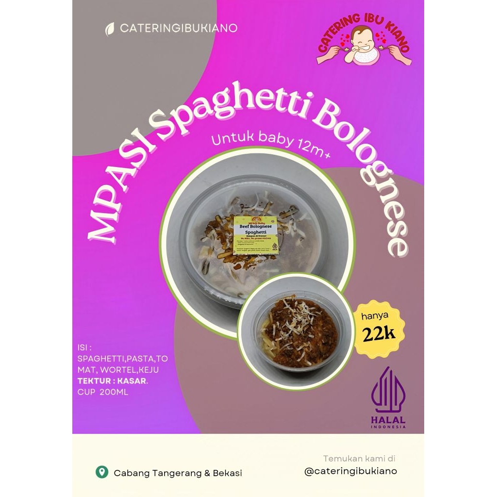 

NEW Beef Bolognese Spaghetti MPASI Frozen bayi