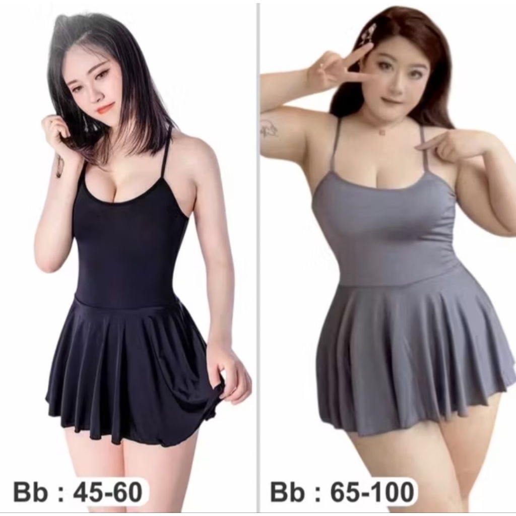 Lingerie Eksotis Korea Set Dress Suspender Ketat Mesh Babydoll