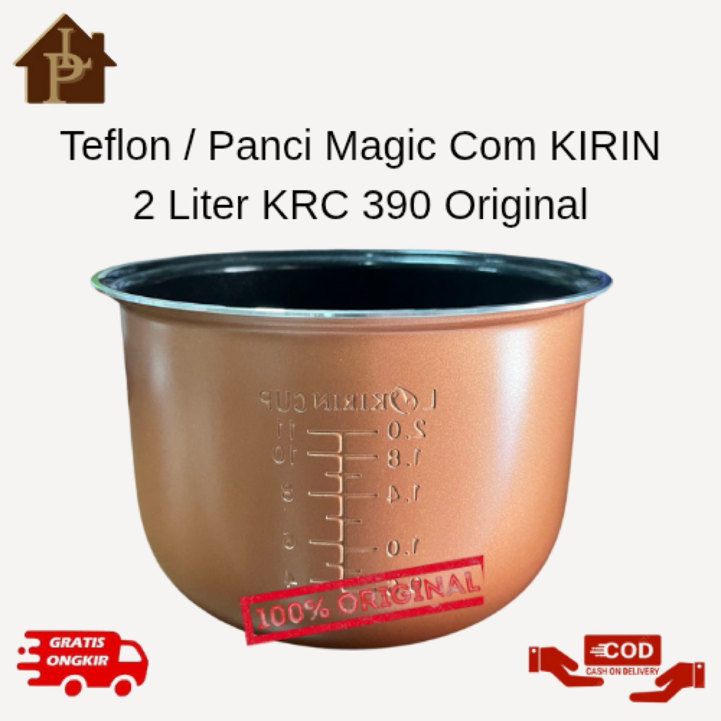 Innerpot / Teflon Ceramic Magic com KIRIN 2 Liter KRC-390 ORIGINAL