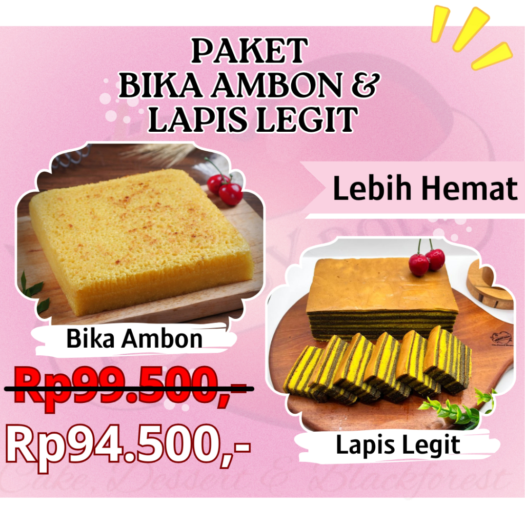 

Bika Ambon / Lapis Legit / Kue Bika Ambon Medan