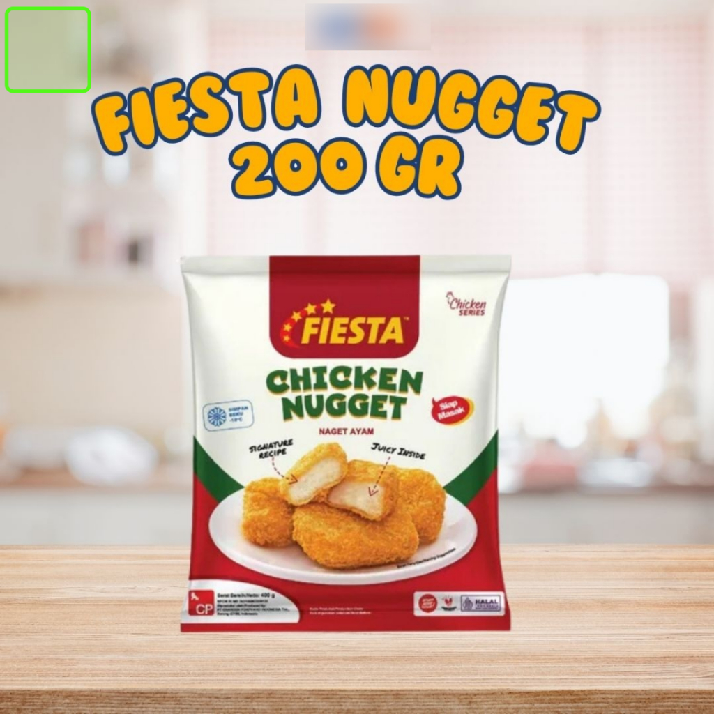 

FIESTA Chicken Nugget 200gr - Naget Olahan Ayam - Kheiza Frozen