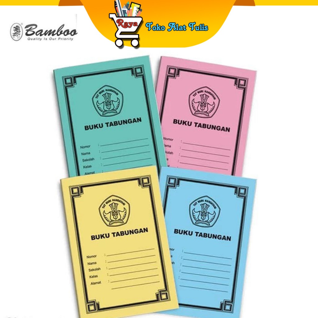 

Bamboo Buku Tabungan 20pcs