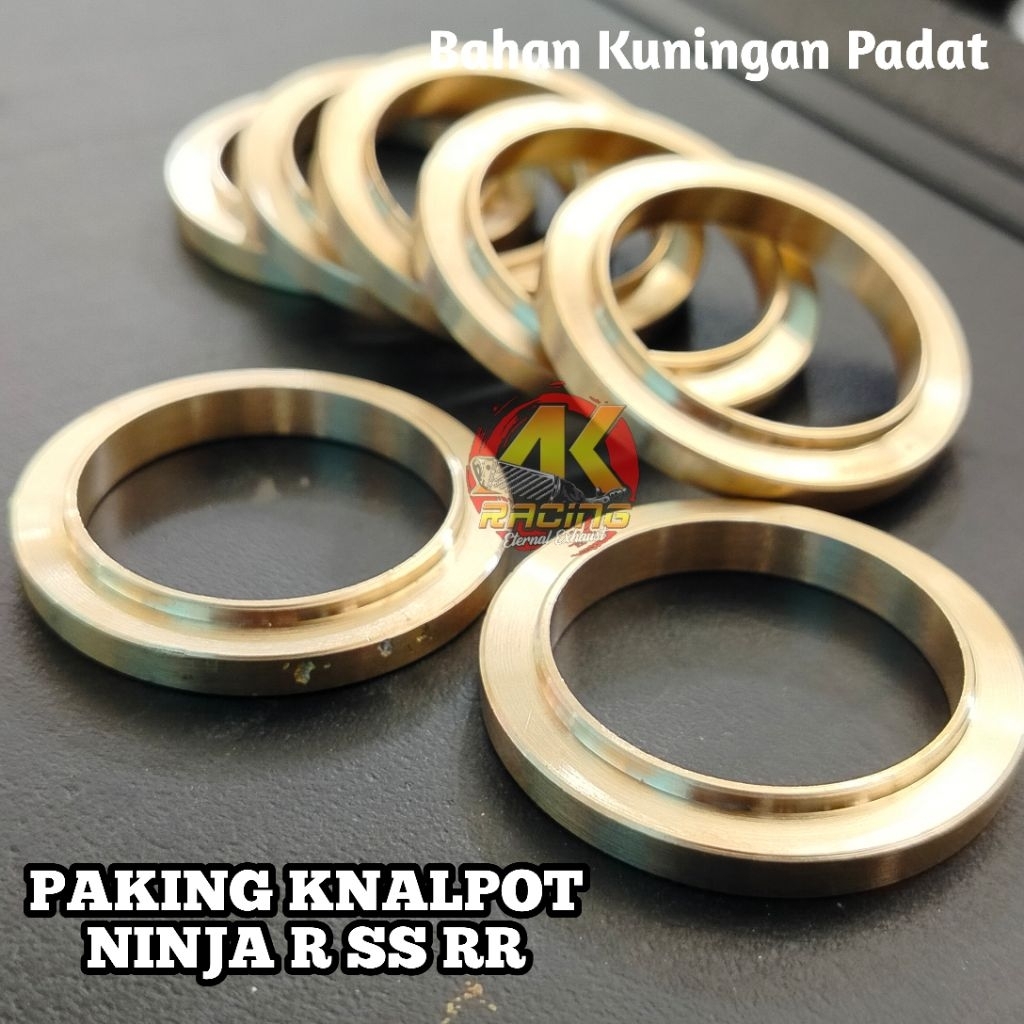 Paking Knalpot Ninja R RR SS Perpak Knalpot Ninja 2Tak Model Racing Bahan Kuningan Padat
