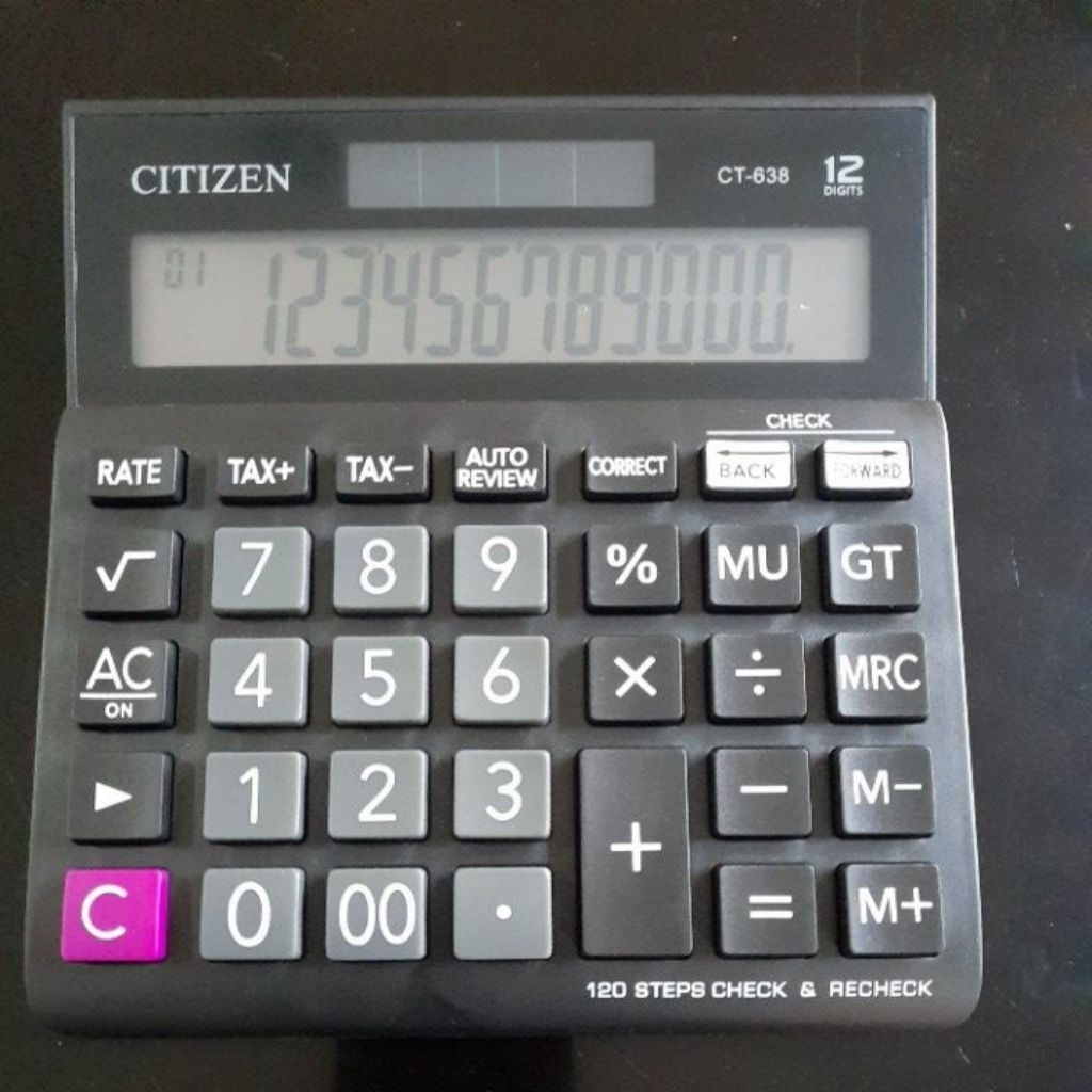 

Kalkulator Citizen CT 638