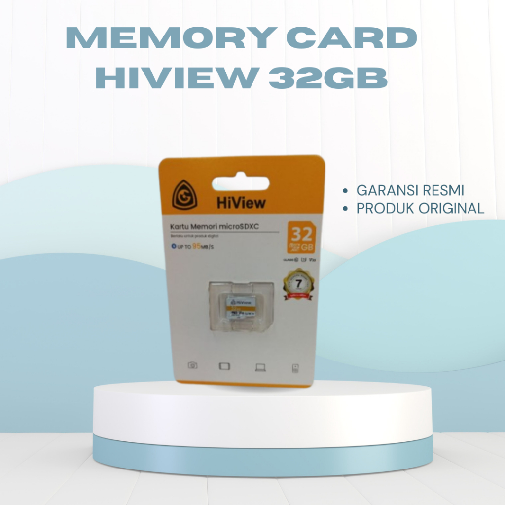 HiView MicroSD card Class 10 32GB memory card kartu memori kamera cctv