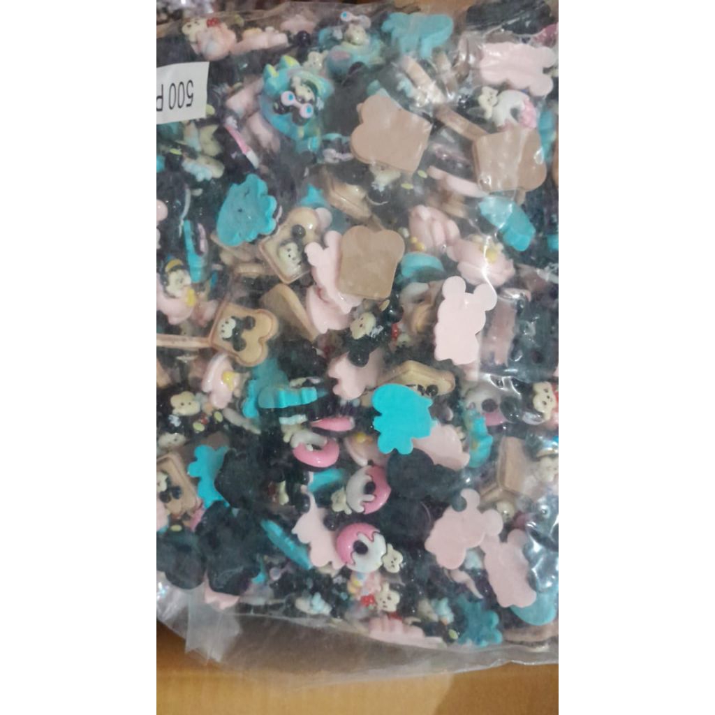 Manik clay resin micky disney isi 500 pcs