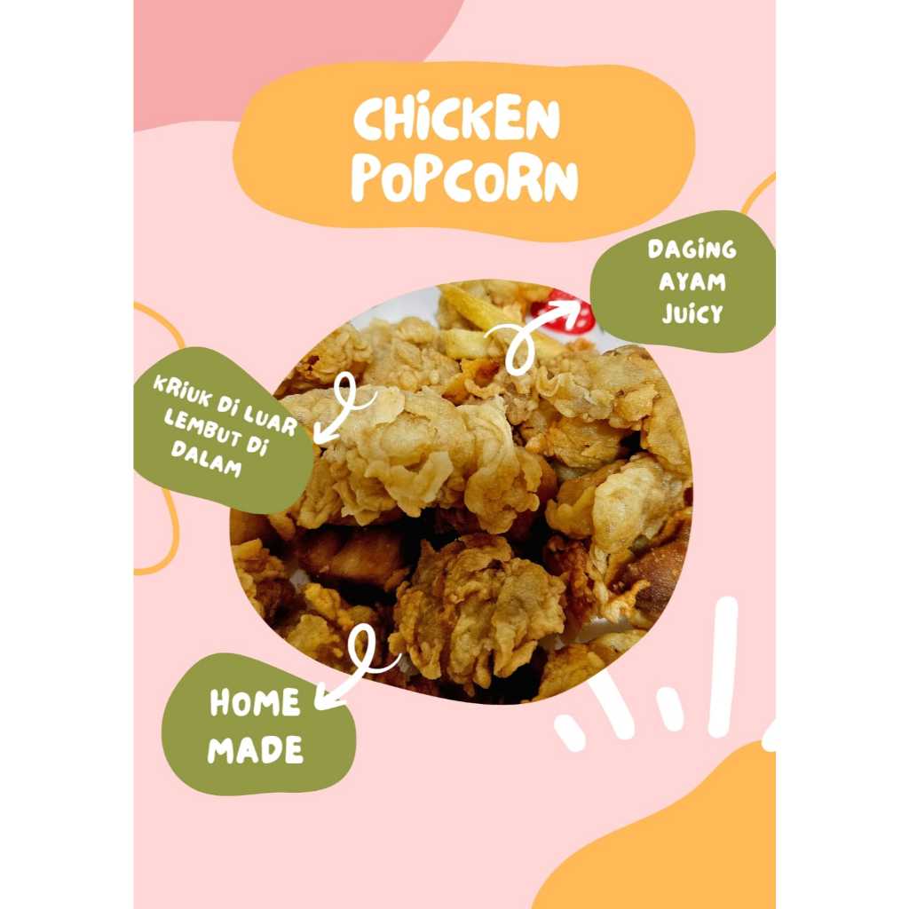 

monsta Bite cloren ayam goreng crispy tepung frozen beku chicken popcorn ayam goreng tepung kecil kecil chicken popcorn