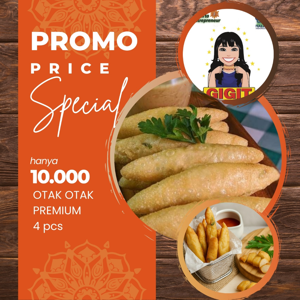 

Promo Special Otak otak Premium Gigit Food Hanya 10.000 Rupiah