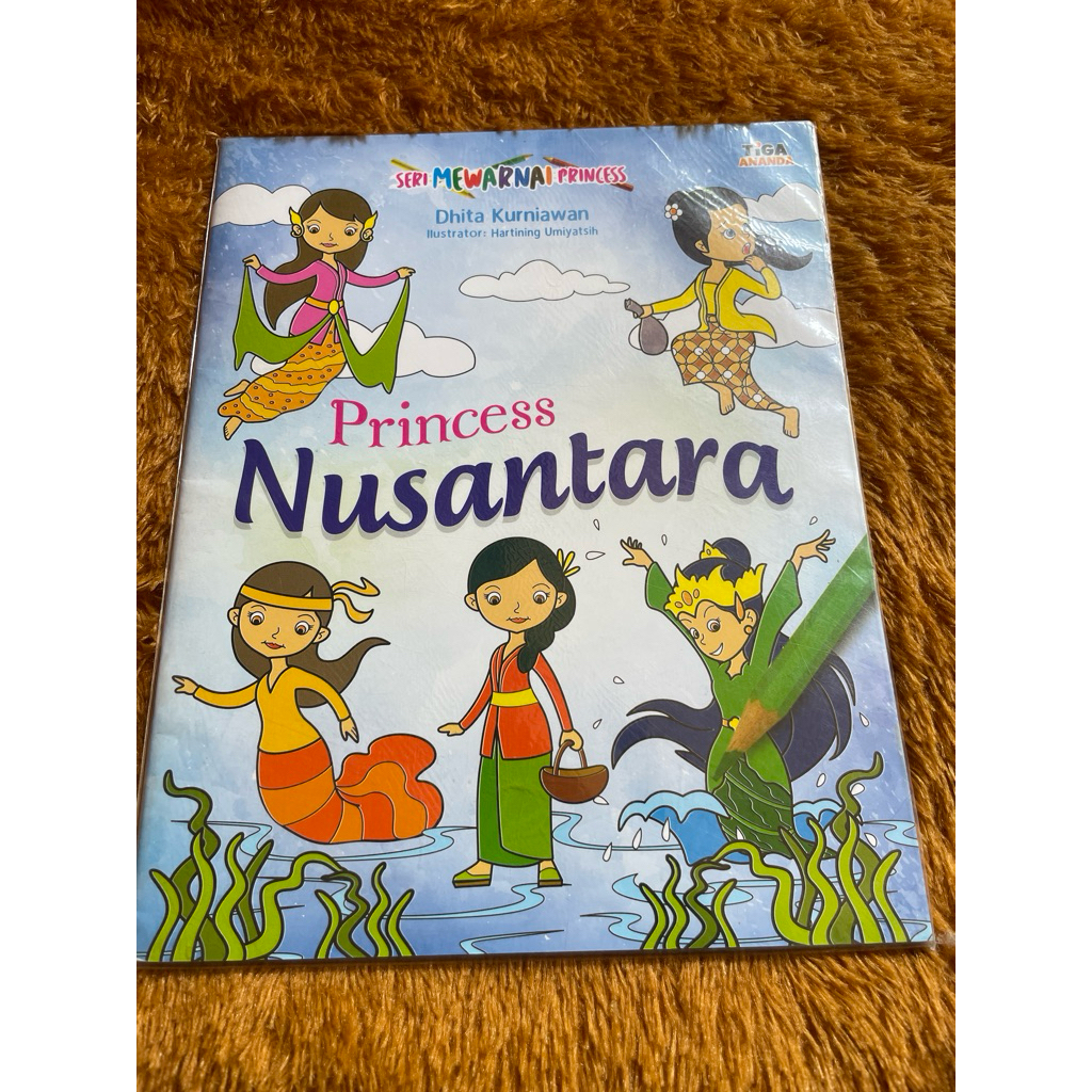 Buku Seri Mewarnai Princess Nusantara
