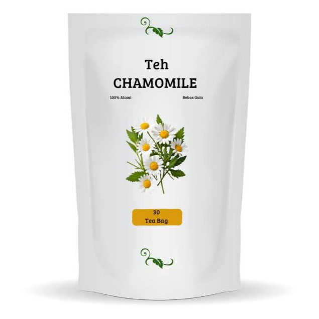 

TEH CELUP BUNGA CHAMOMILE MURNI PREMIUM I TEH HERBAL | UNTUK INSOMNIA DAN MEMPERMUDAH TIDUR | CHAMOMILE FLOWER TEA ISI 30 TEA BAG