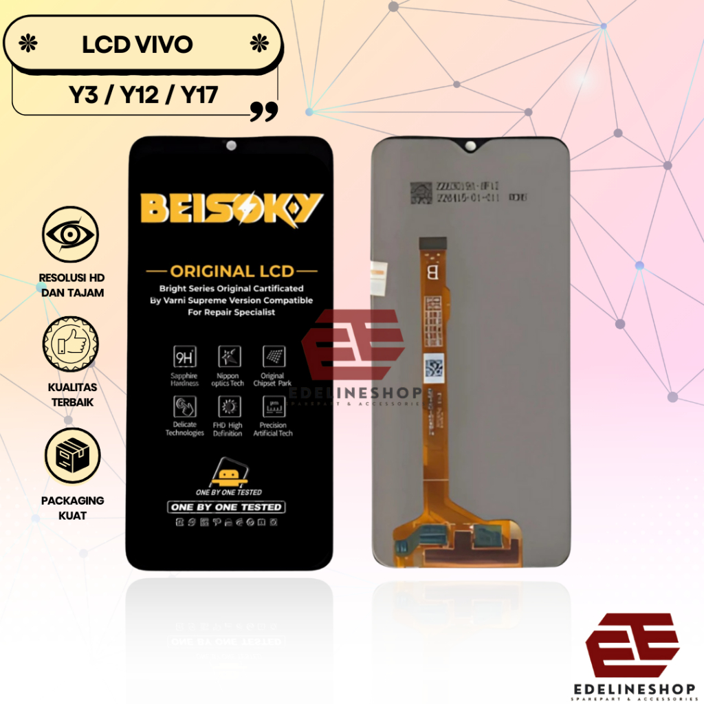 LCD TOUCHSCREEN VIVO Y17 / Y12 / Y15 / Y3 / Y12i / Y11 / VIVO U10 / 1902 1901 1904 1906 COMPLETE ORI