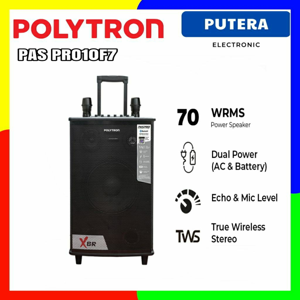 POLYTRON PASPRO 10F7 Profesional Speaker Aktif