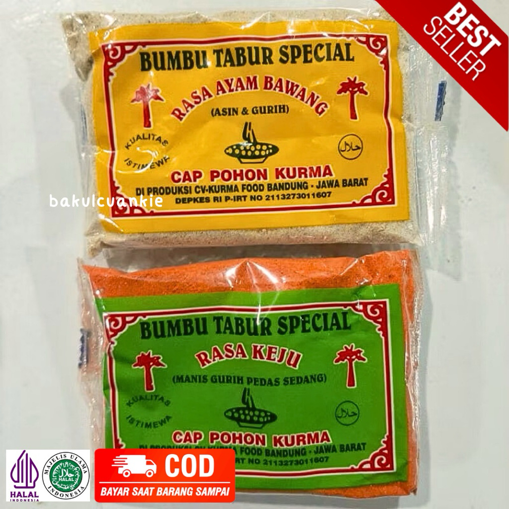 

BUMBU TABUR ATOM GURIH / RASA KEJU & AYAM BAWANG