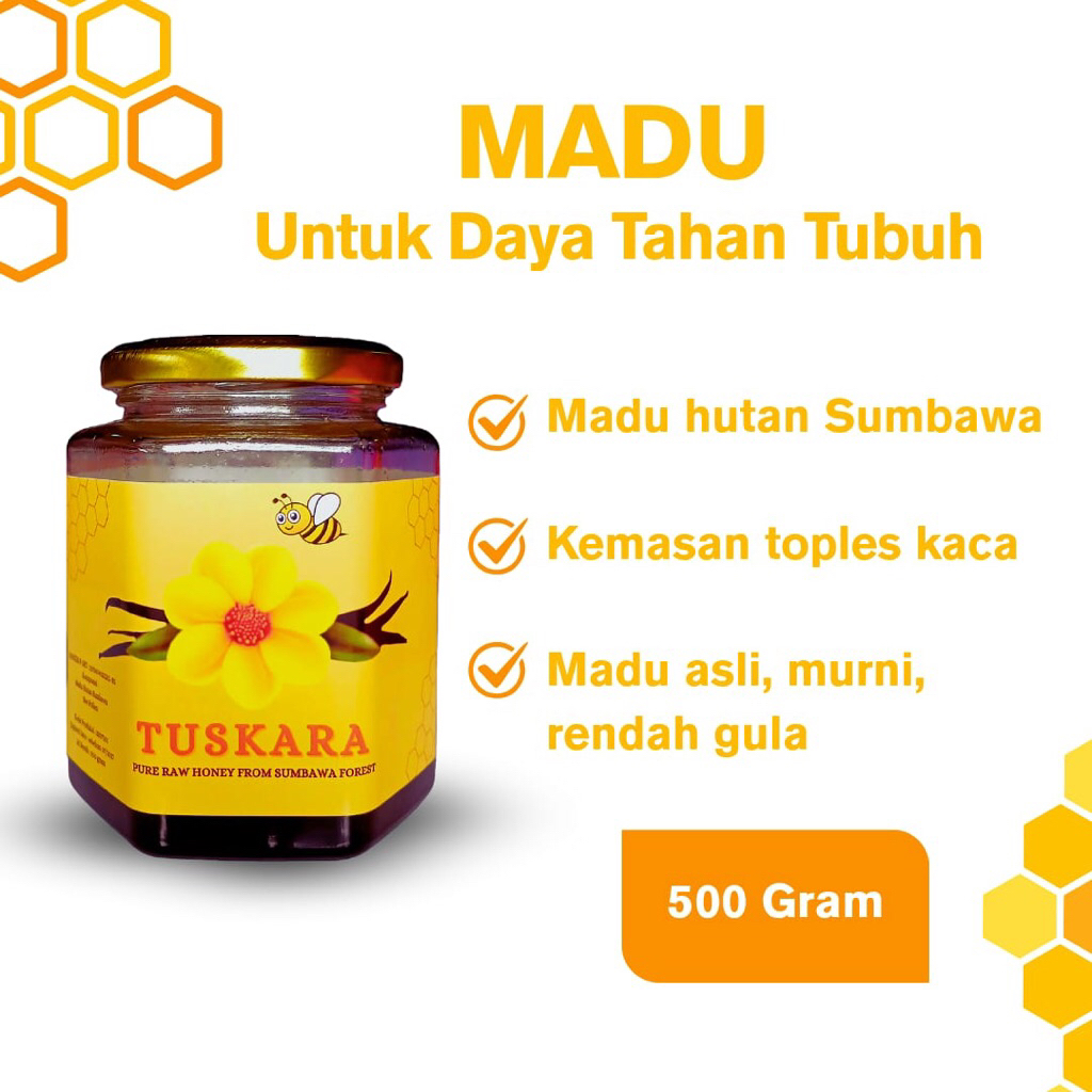 

Tuskara Madu Untuk Daya Tahan Tubuh 500gr