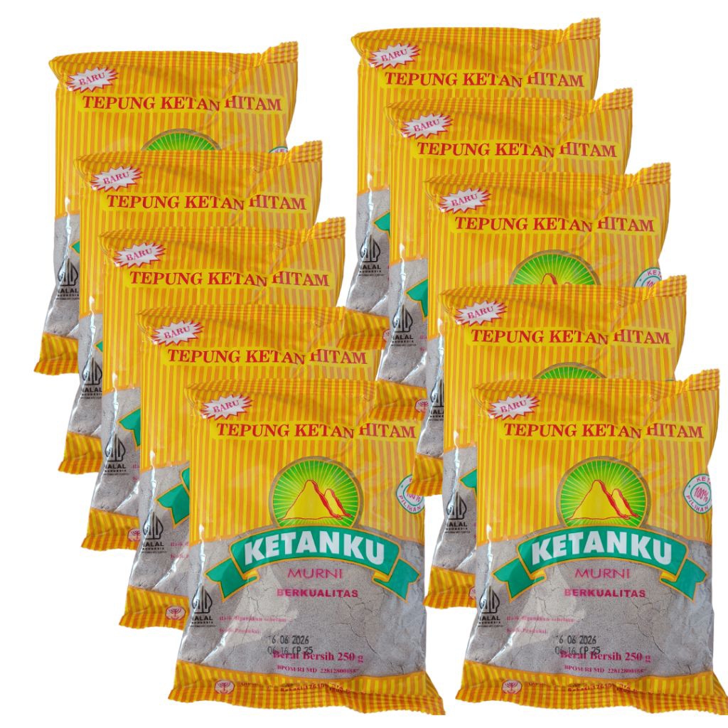 

10 PCS Ketan Hitam Ketanku 250 gram